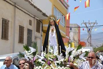 Misa y procesión de la Virgen de la Paloma en La Viña (Foto Francisco Javier Santana)